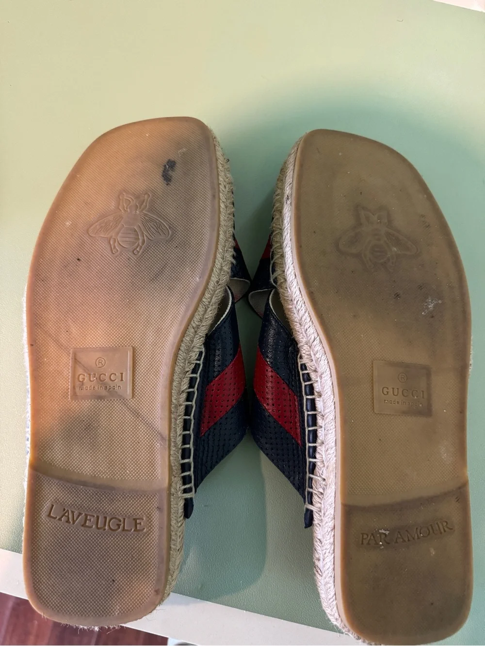 Gucci Leather Sandals